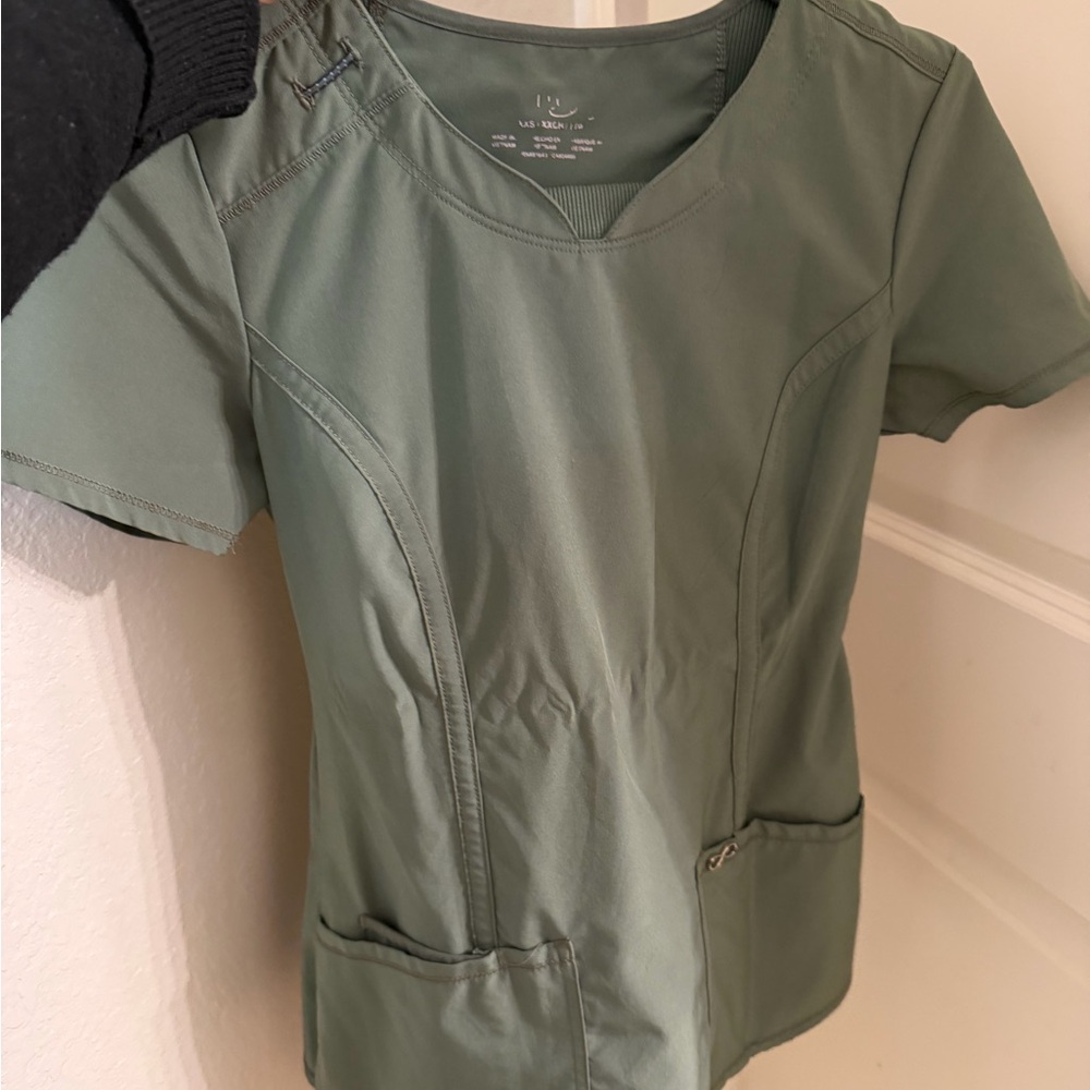 Classic Olive Short Sleeve Women's Top